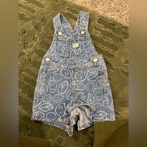 Old Navy Workwear Baby Denim Overalls – 6–12 Months